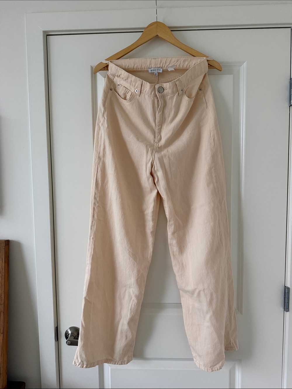 Gianni Bini Linen Blend Wide Leg Trouser
